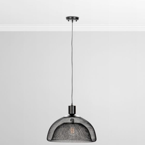 Lampa wiszaca o spokojnej linii z harmonijnym wykonczeniem w odcieniu bieli