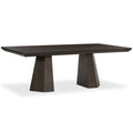 Stolik kawowy o wyrazistej formie z agodnym konturem w odcieniu czerni